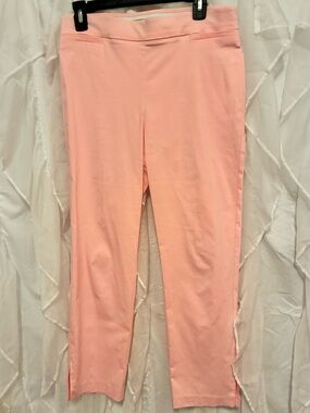 Light Pink Pull-On Slim Pants